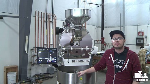 Zack showing you around a Diedrich IR-12 Roaster with Full Automation and a Cyclone. | Diedrich Roasters