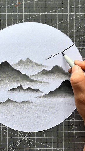 24K views · 240 reactions | —easy-to-learn paper tearing landscape paintings, so beautiful! #Drawing #Wind... | Handmade Craft | Facebook