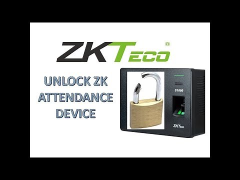 ZKTECO Fingerprint Machine Reset | Using Software | Simple Methode