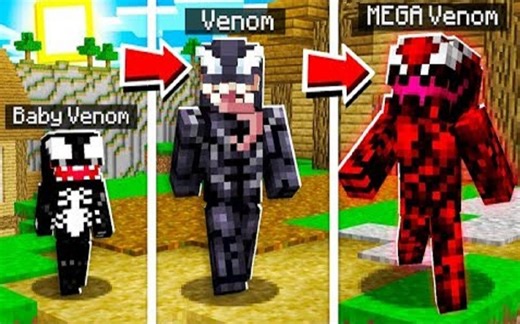 【MC】我竟然在Minecraft中变身成了毒液【BeckBroJack】