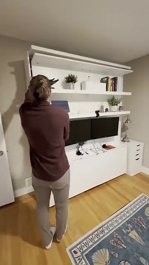 17M views · 7.2K reactions | Compatto Rotating Office Murphy Bed with Desk by @expandfurniture Comment below if you would like a link to this product or checkout our website in bio! | Expand Furniture | Facebook