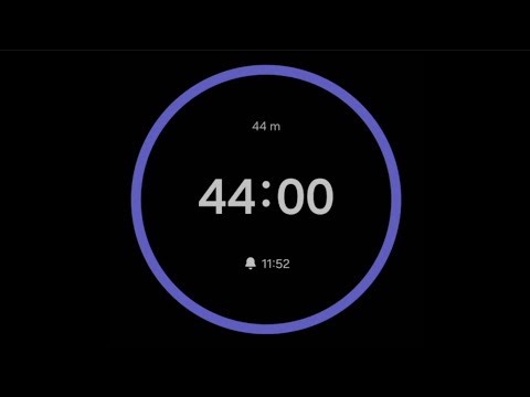 44 Minute Exact Timer Without Sound at Classroom