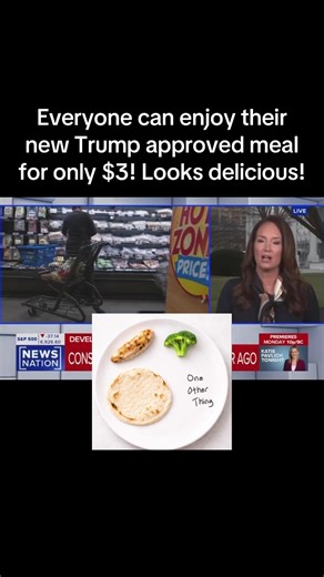 Everyone can enjoy their new Trump approved meal for only $3! It looks delicious! #trump #politics