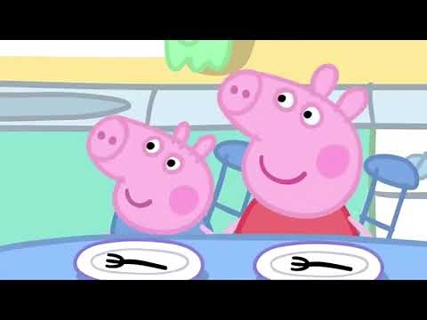 Peppa Pig Eats Bacon Pancakes🥓🧇