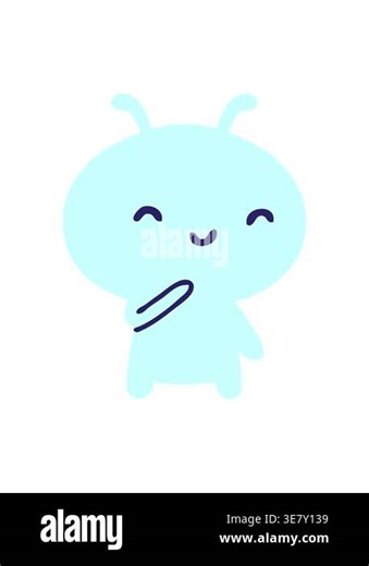 jiggle and pause animation of small alien