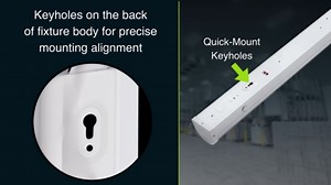 Commercial Electric 1-Pack 4 ft. Commercial Integrated LED White Strip Light Fixture 120-277V 3000/4000/6000 Lumens 3500K 4000K 5000K B01126502A