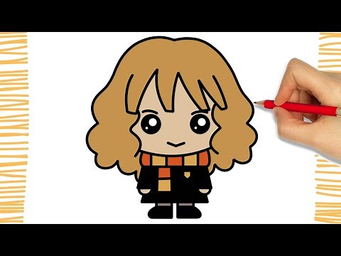 How to Draw HERMIONE I HARRY POTTER I EASY