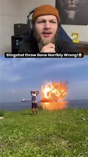 He Shot a Slingshot at a Boat… Then THIS Happened! 🤯