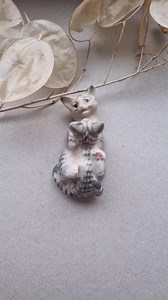 Vintage Cat Figurines Ceramic Figures, Kittens, Animals, Animal Decoration, Miniatures, Mini - Etsy Canada