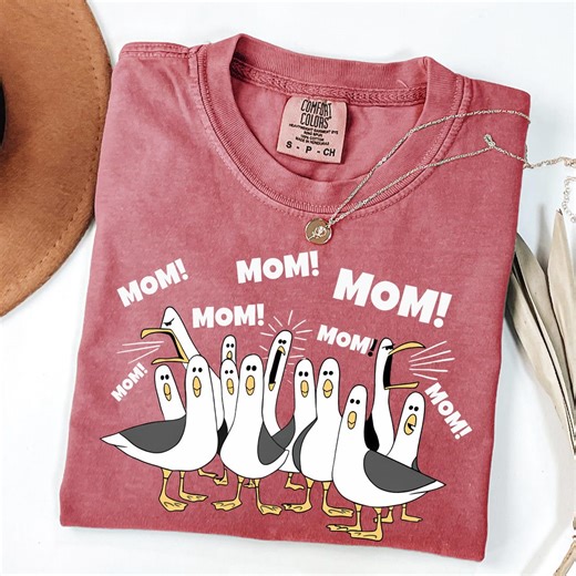 Comfort Colors Mom Shirt, Finding Nemo Shirt, Disney Seagulls, Disneyland Shirt, Disney Mom Shirt, Gift for Mom, Seagulls Shirt - Etsy