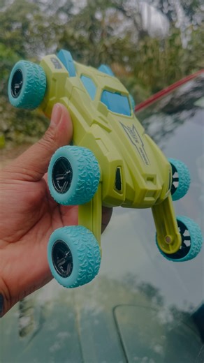 Remote control 6️⃣ wheel STUNT toy car unboxing and ramp racing. #remotecontrol #shorts #rc