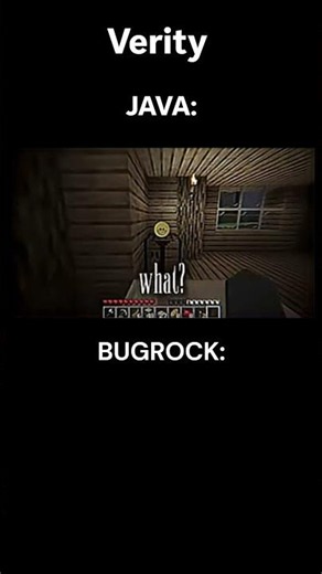 verity mod bedrock Minecraft vs java #minecraft #minecraftbedrockediton #veritymod
