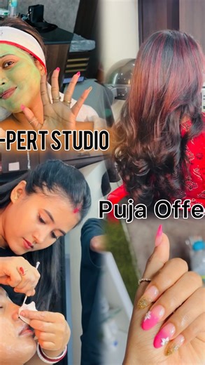 Riya🌷͙֒ on Instagram: "Durgapuja Offer at X-pert Hair Skin & makeup Studio😍 . . . . . . . . . #trendingreels #silchar #silchar_city_of_love #viral #offer"