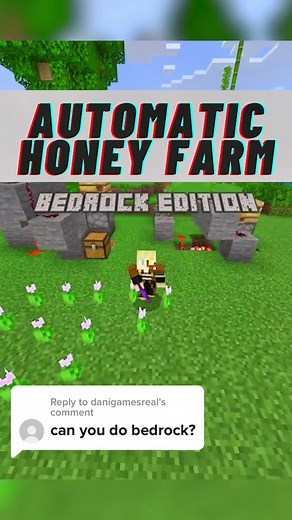 Replying to @danigamesreal Minecraft Redstone Automatic Honey Farm Afk bedrock edition tutorial 1.19.41 #minecraft #minecrafthacks #minecraftbuilding #redstone #gaming #gamingontiktok #icecoffey #bedrock #mcpe #tutorial
