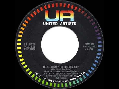 1960 HITS ARCHIVE: Theme From The Unforgiven - Don Costa