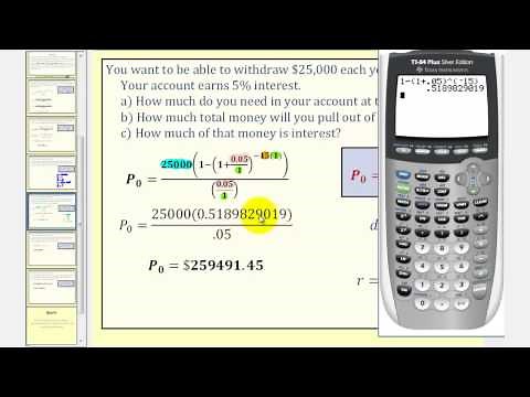 Payout Annuity Formula - Part 2