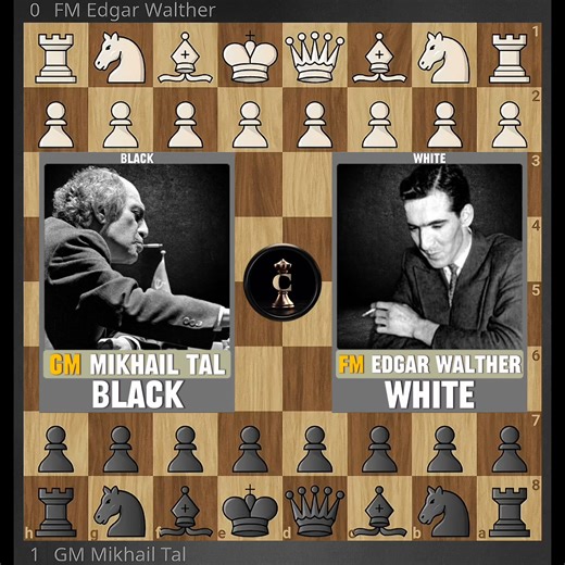 Mikhail Tal's Most Powerful Queen Move That Instantly Ends The Game Against Edgar Walther - 1959 | Chess Infinity