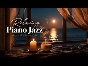 Warm Lights, Fresh Coffee and Piano Jazz - Cozy Night Cafe Music for Study & Stress-Free Relaxation