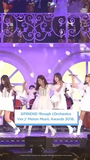 GFRIEND INDONESIA on Instagram: "GFRIEND’s orchestral version of “Rough” at the 2016 Melon Music Awards, with perfectly synchronized choreography and powerful vocals, remains iconic—especially considering they were still rookies at the time. 🤍💙💜 —— #여자친구 #GFRIEND #Rough #MMA2016 #MelonMusicAwards"