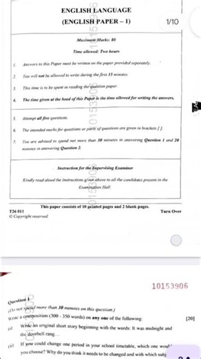 ICSE 10 English Answer Key🔥| Match Your Answers|2026 Board 😱#icse#englishlanguage #answerkey#shorts