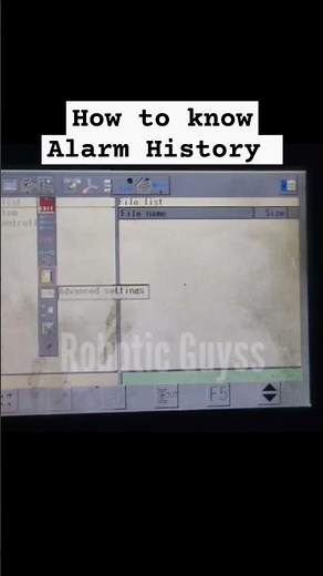 How to know Alarm 🚨 History in Panasonic Robot Programming