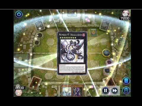 Number 97 Draglubion combo with Number 100 Numeron Dragon Yu Gi Oh Master Duel