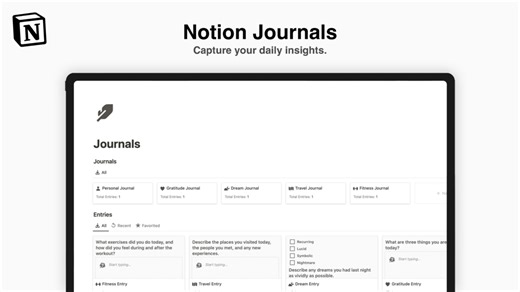 Notion Journals