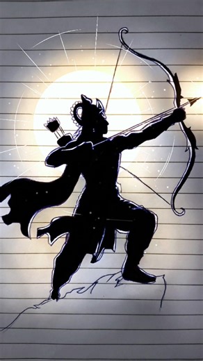 Lord Ram Drawing🔥 | Quick and Easy Ram Ji Art #viral #shorts