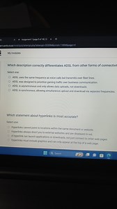 Which description correctly differentiates ADSL from other form... | Filo
