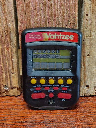 1995 Milton Bradley Electronic Handheld Yahtzee Game - Etsy