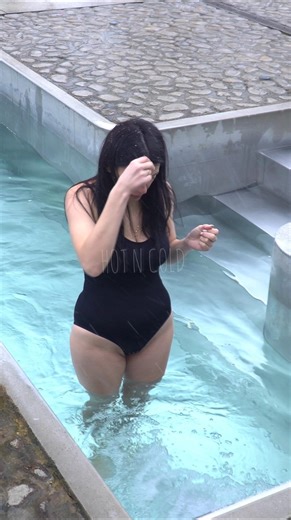 Winter Ice Bath Shock: Girls vs Freezing Water