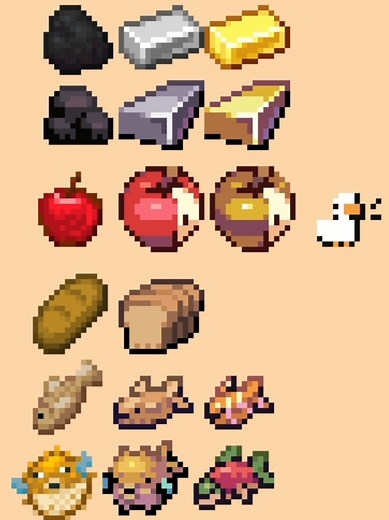 Remaking Minecraft Minerals in Pixel Art