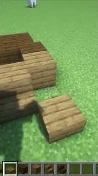How to build a triangle in minecraft