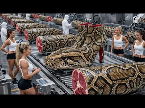 AI Technology Exposed: The Truth Inside A Factory That Raises Pythons For Meat And Skin