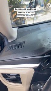 Toyota Altis dashboard Solve 😊check the before and after below👇🏻 #problemsolving #Toyota #carparts #fypシ゚viralシ | Noy Upholstery Service