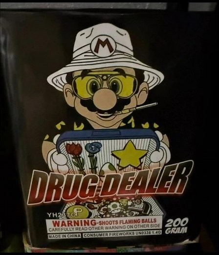 Drug Dealer 16 Shots 200gram Cake #fireworks #efectos #fyp #viral #pr #art #pyro #mario #navidad