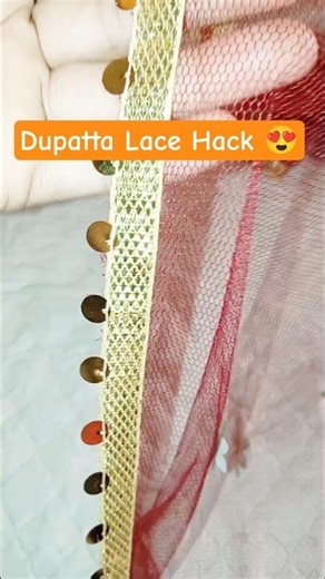 diy to fix your ripped Dupatta#sewing#tailor