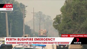 14K views · 135 reactions | A major bushfire emergency in unfolding in Perth's northern suburbs tonight. At least 10 homes have been destroyed. #7NEWS at 6pm. | 7NEWS Melbourne | Facebook