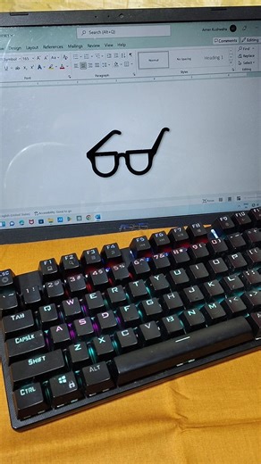 MS Word Symbol Shortcut Key #shorts #computer #keyboard #asmr