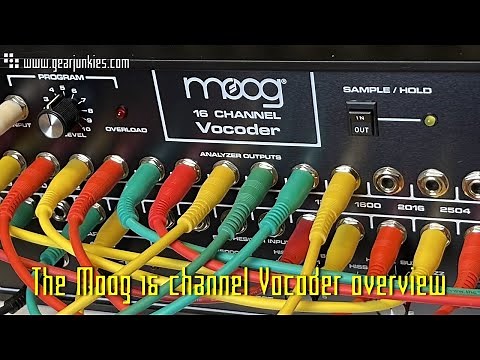 Moog 16 channel Vocoder overview