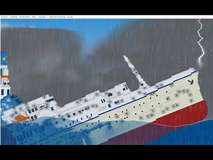 The sinking of the ship MTS Oceanos - Floating sandbox