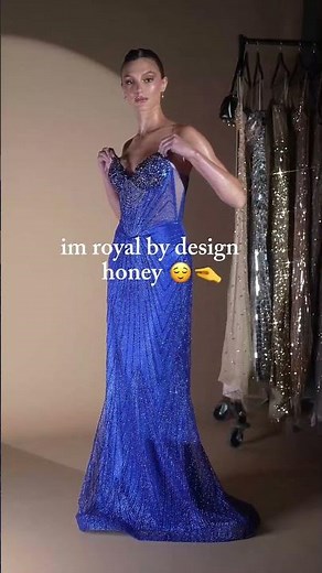 Royal Blue Perfection 💙 | Style J903 | Crystal Corset Formal Gown by Ladivine