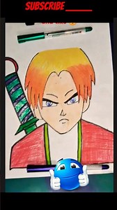 anime art color pencil 📈#popular #drawing #anime #trending