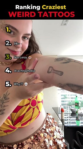 Ranking tattoos that are just wrong #tattoo #funny #fail