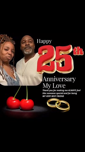 As I’m counting my blessings I think of this day as one of the biggest ones of all!! I look over the past 25 years together we made and raised 2 beautiful children…They are our biggest flex 💪🏽 Thank you for making me ALWAYS feel like someone special.and for being MY VERY BEST FRIEND All these years…This Love hits different…Happy Anniversary Baby♥️🖤 #25years | Quita Martin-Stephens