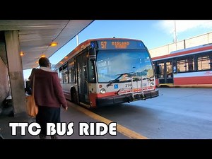 TTC Route 57 Bus Ride From Kennedy Station To Steeles