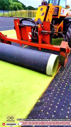 Best Innovative Turf Unrolling Machine for Fast Field Installation