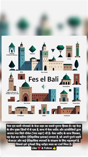 Fes el Bali is the oldest part of the city of Fez in Morocco. #fez #qeshm #aseer #fidar #emptyquart