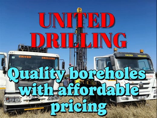 90K views · 126 reactions |  Need a borehole in your place? Trust United Drilling Botswana for fast, affordable & reliable drilling! Domestic | Agricultural | Commercial  Call/WhatsApp: 74789590 | 77436565 #Gaborone#Botswana#Molepolole#mushopa#Lobatse#Palapye#Mahalapye#Serowe#kanye#water#agriculture#cattle | United Drilling Botswana | Facebook