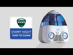 Vicks Starry Night Cool Mist Humidifier V3700 - How to Clean